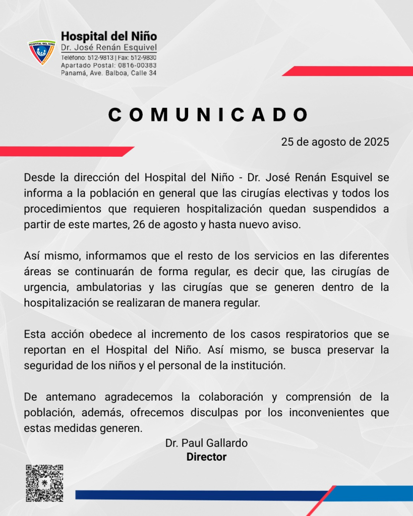 image-6-819x1024 Hospital del Niño suspende cirugías electivas ante aumento de casos respiratorios