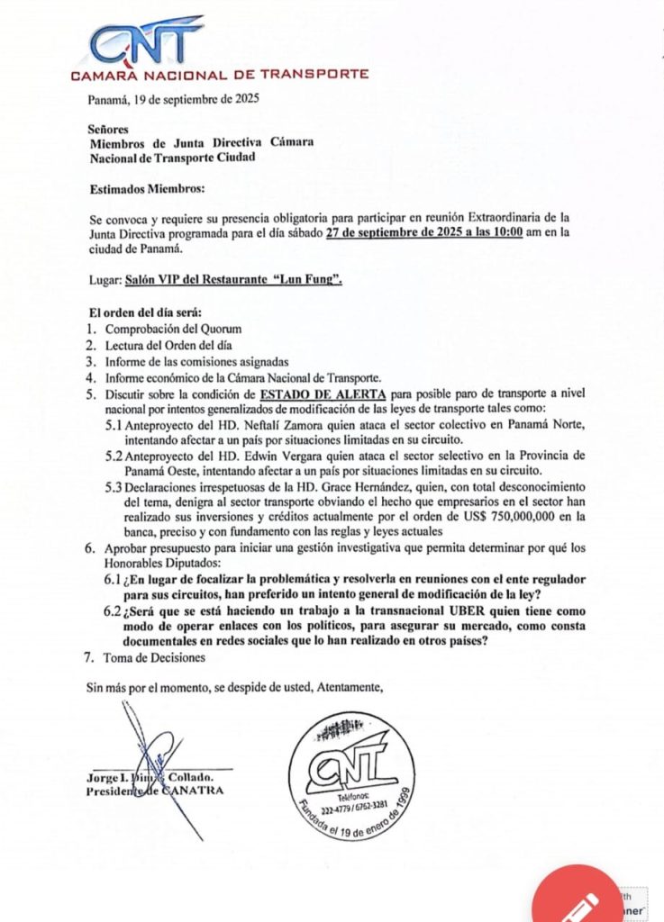 Imagen-de-WhatsApp-2025-09-20-a-las-13.52.08_28d23627-737x1024 Transportistas en alerta: CANATRA convoca reunión urgente por riesgo de paro nacional